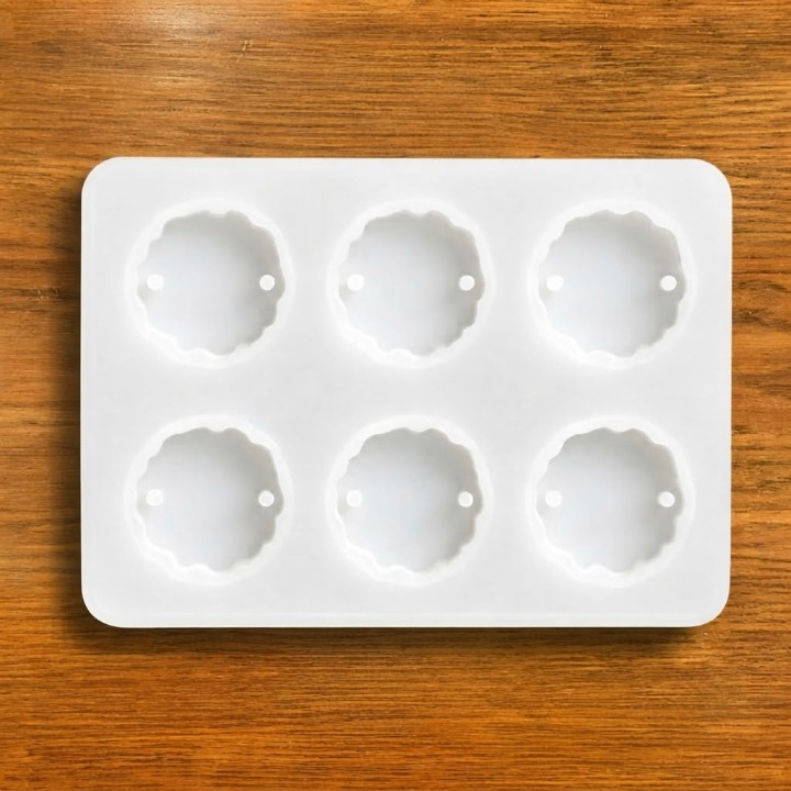 6 CVT Round Agate Rakhi Mould