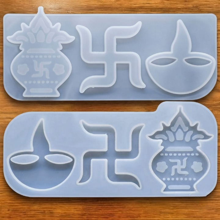 KALASH - DIYA - SWASTIK MOLD