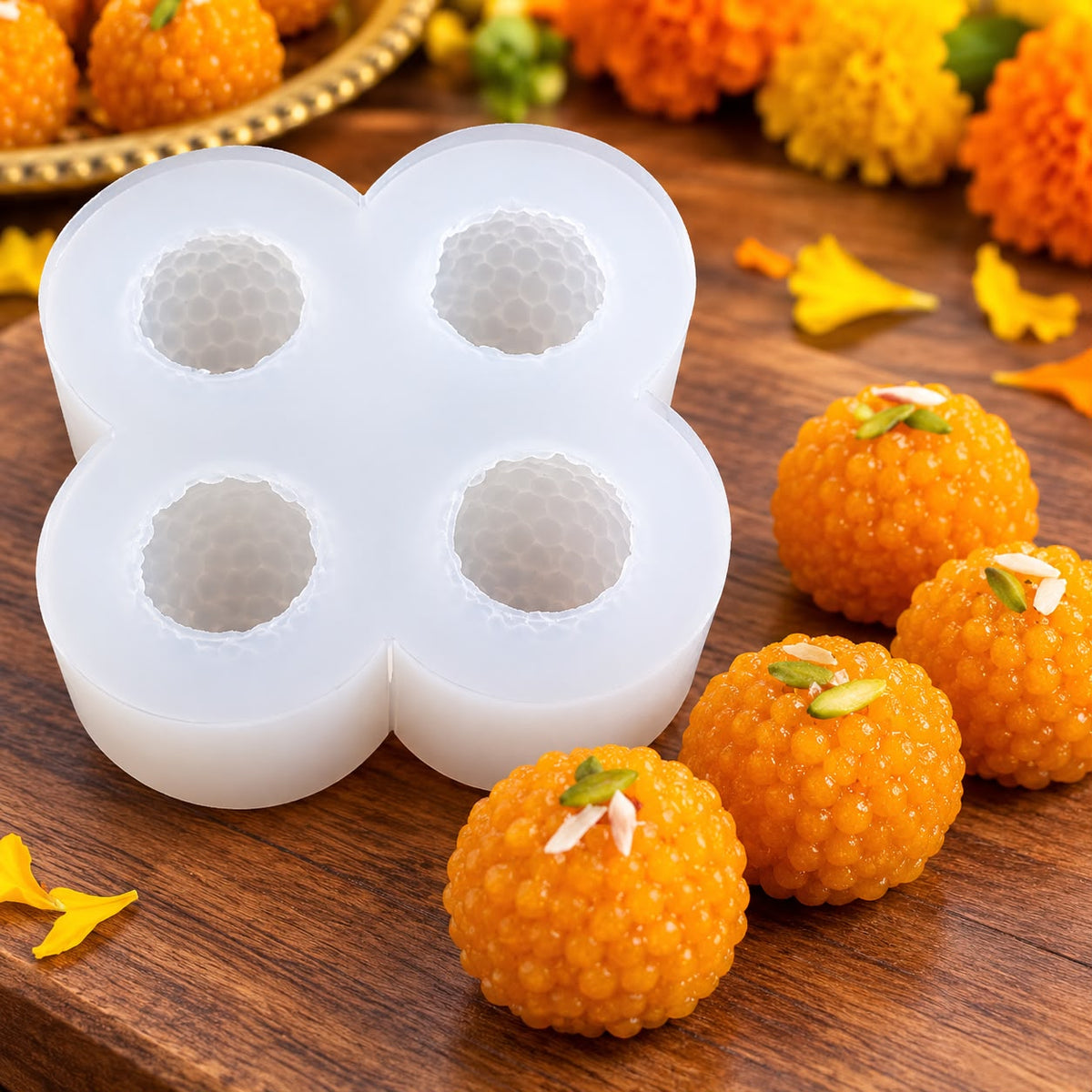 Ladoo 4 CVT Candle Mould