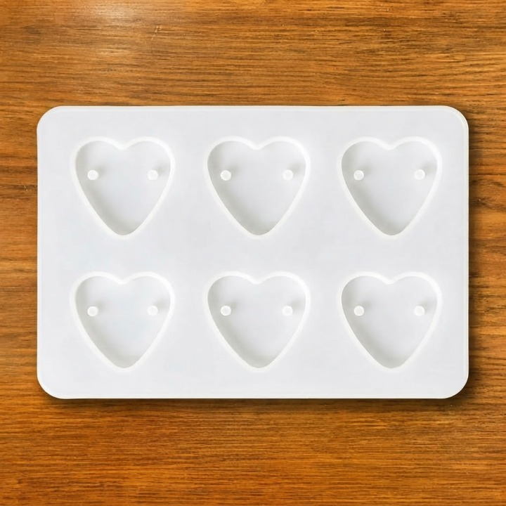 6 CVT Heart Rakhi Mould