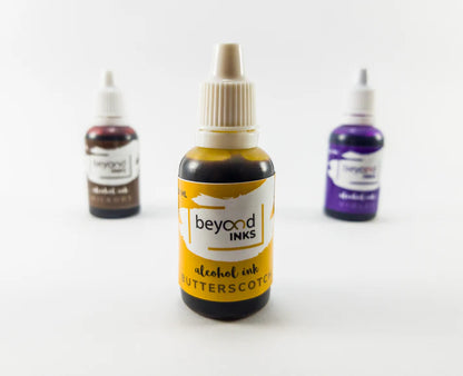 Alcohol Ink Pack #2 (Keto Version) - Butterscotch, Violet & Hickory