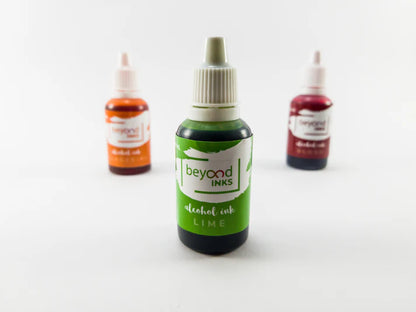 Alcohol Ink Pack #1 (Keto Version) - Lime, Tangerine & Blood
