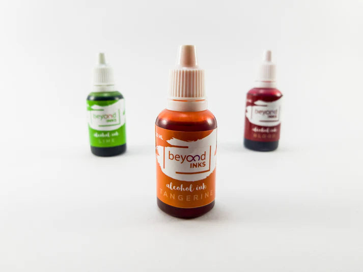 Alcohol Ink Pack #1 (Keto Version) - Lime, Tangerine & Blood