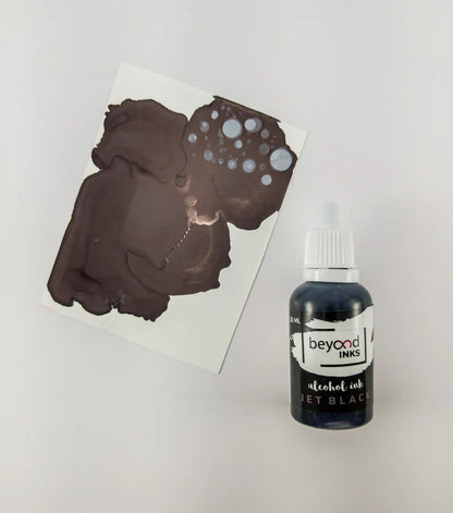 Alcohol Ink Pack #4 (Keto Version) - Sky, Strawberry & Jet Black