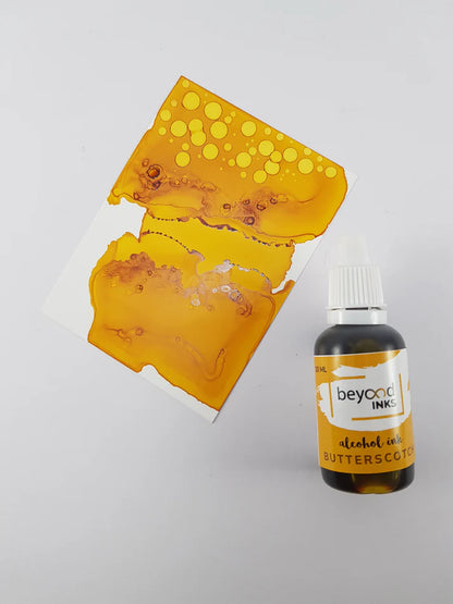 Alcohol Ink Pack #2 (Keto Version) - Butterscotch, Violet & Hickory