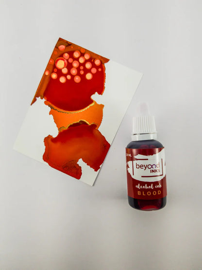 Alcohol Ink Pack #1 (Keto Version) - Lime, Tangerine & Blood
