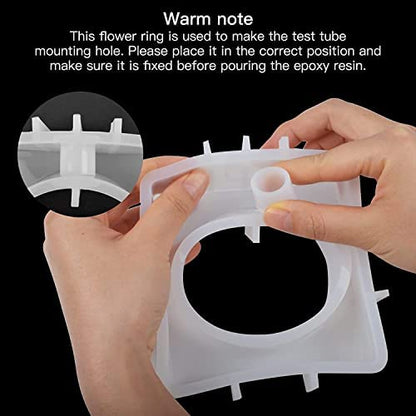 SQUARE SHAPE TUBE PLANTER  SILICON MOULD