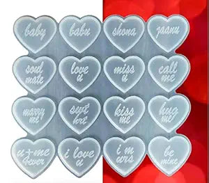 Valentine's Mould 16 cavity Heart