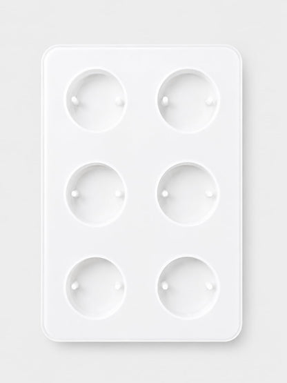 6 CVT Round Rakhi Mould