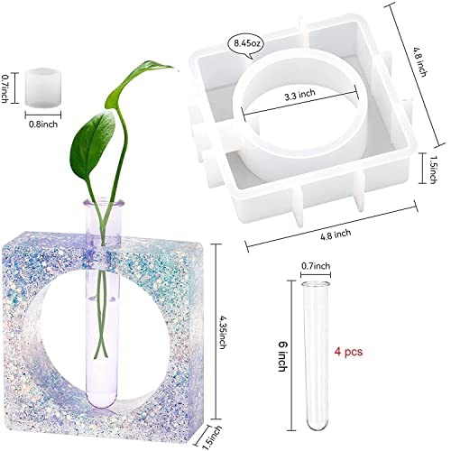 SQUARE SHAPE TUBE PLANTER  SILICON MOULD