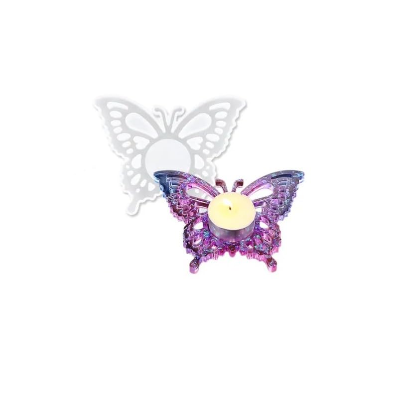 5"Butterfly Tealight Candle Holder Mould