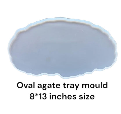 Silicon Moulds- 13"x9" Oval Agate