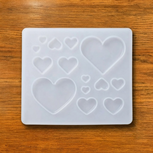 14 Cavity Various Heart Shape