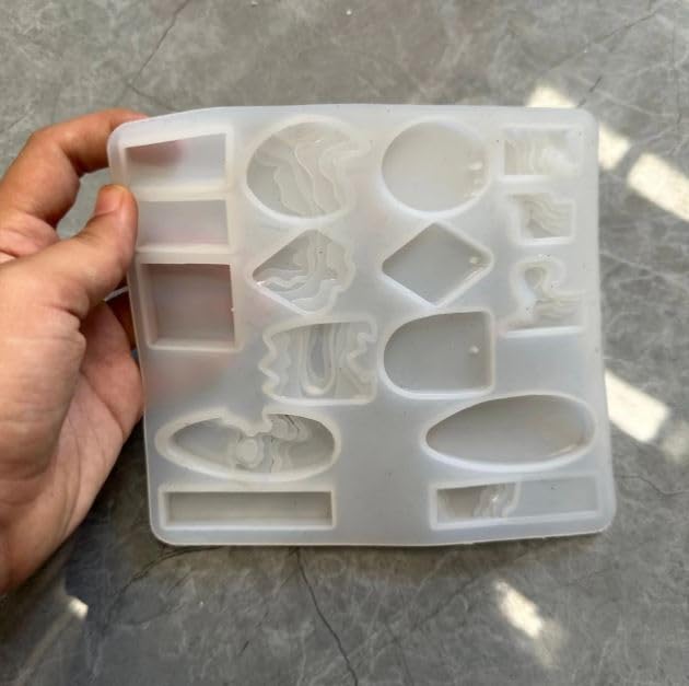 WAVE PATTERN PENDANT MOLD -  DESIGN 1