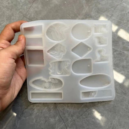 WAVE PATTERN PENDANT MOLD -  DESIGN 1