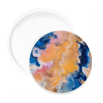 2.5" Flat Round Paper Weight Mould  20mm
