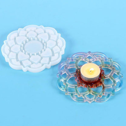 6"Mandala Tealight Holder Mould
