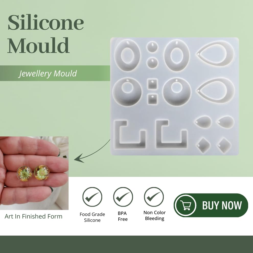 16 Cavity Earring Mould Design 2