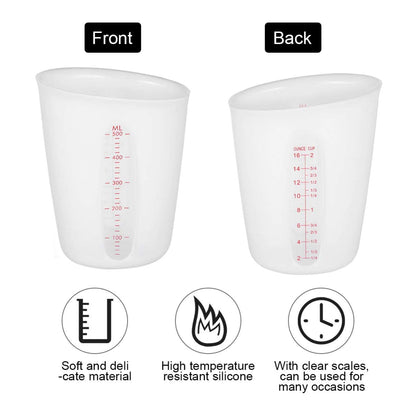 SILICON MEASURING CUP 500ML
