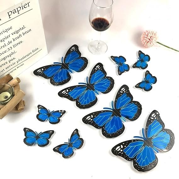 3D Butterfly 6cavity Mould 340mmx160mm