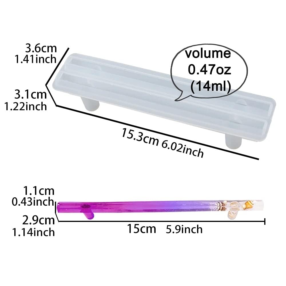 6" TRAY HANDLE STRAIGHT - RESIN  MOLD