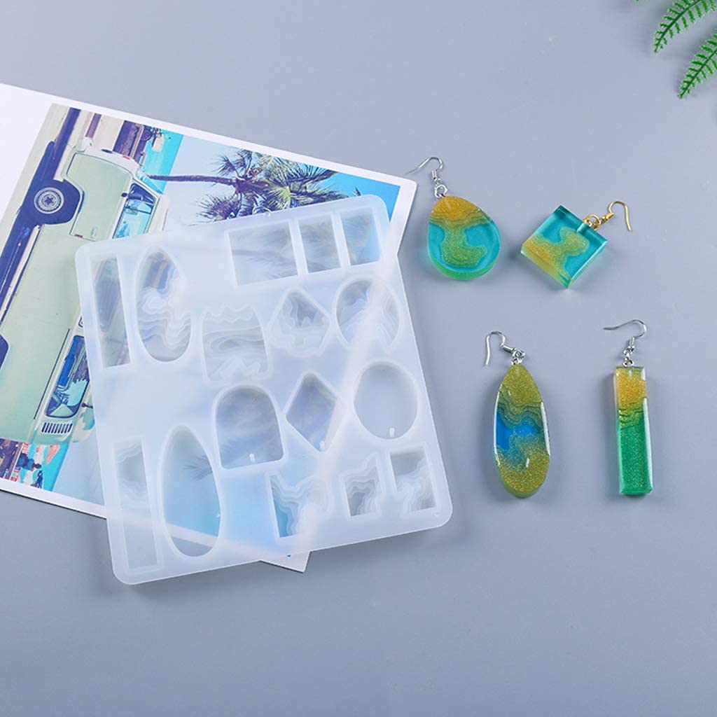 WAVE PATTERN PENDANT MOLD -  DESIGN 1