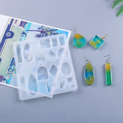 WAVE PATTERN PENDANT MOLD -  DESIGN 1