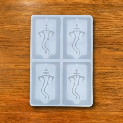 Ganesh Keychain Molds 2'' x 3''