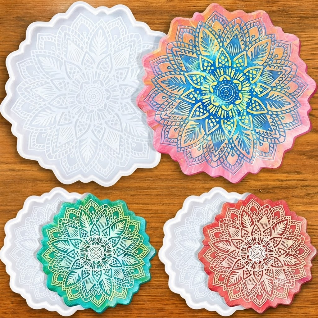 4.5" Mandala Coaster