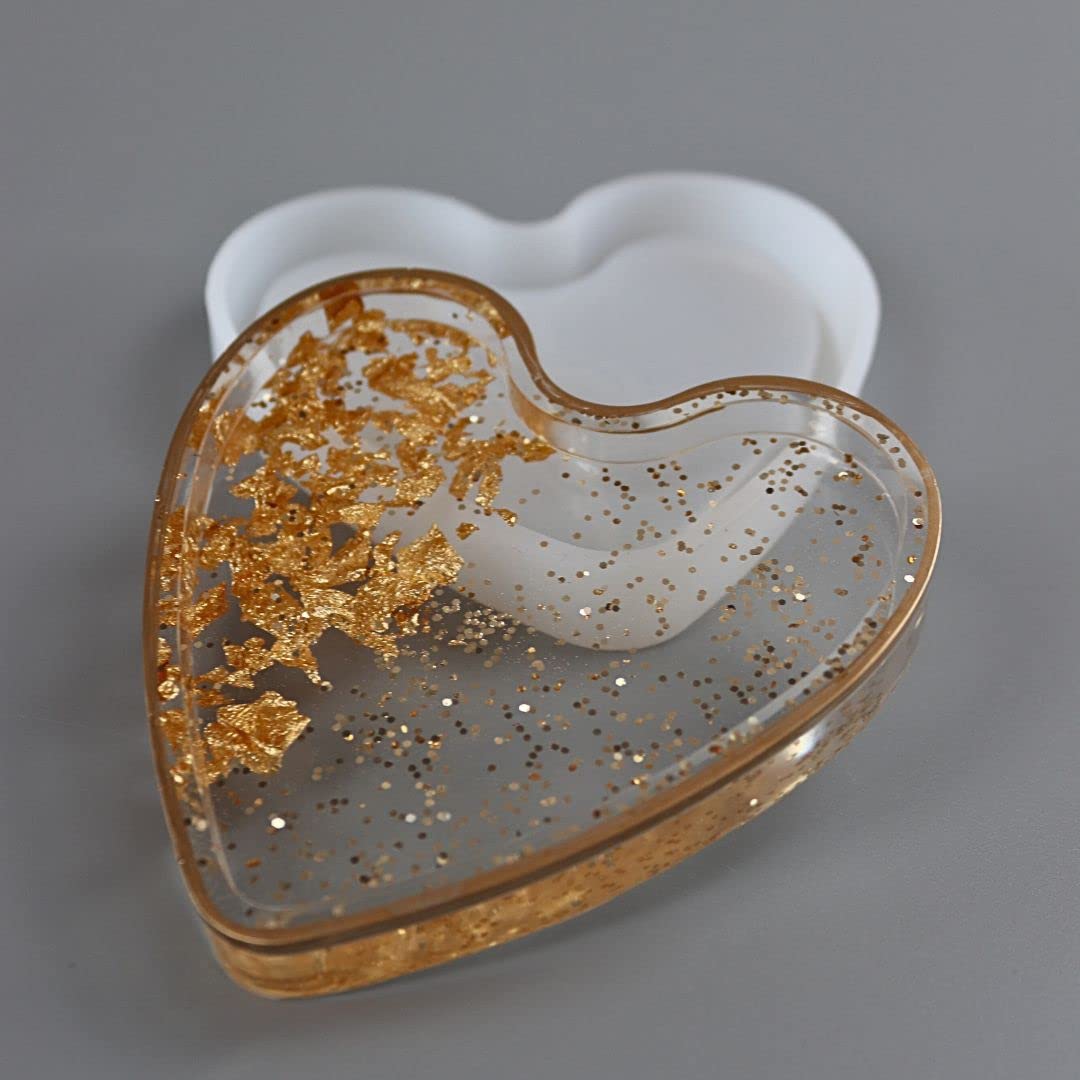 4" Heart Trinket 10x10cm 10mm Depth