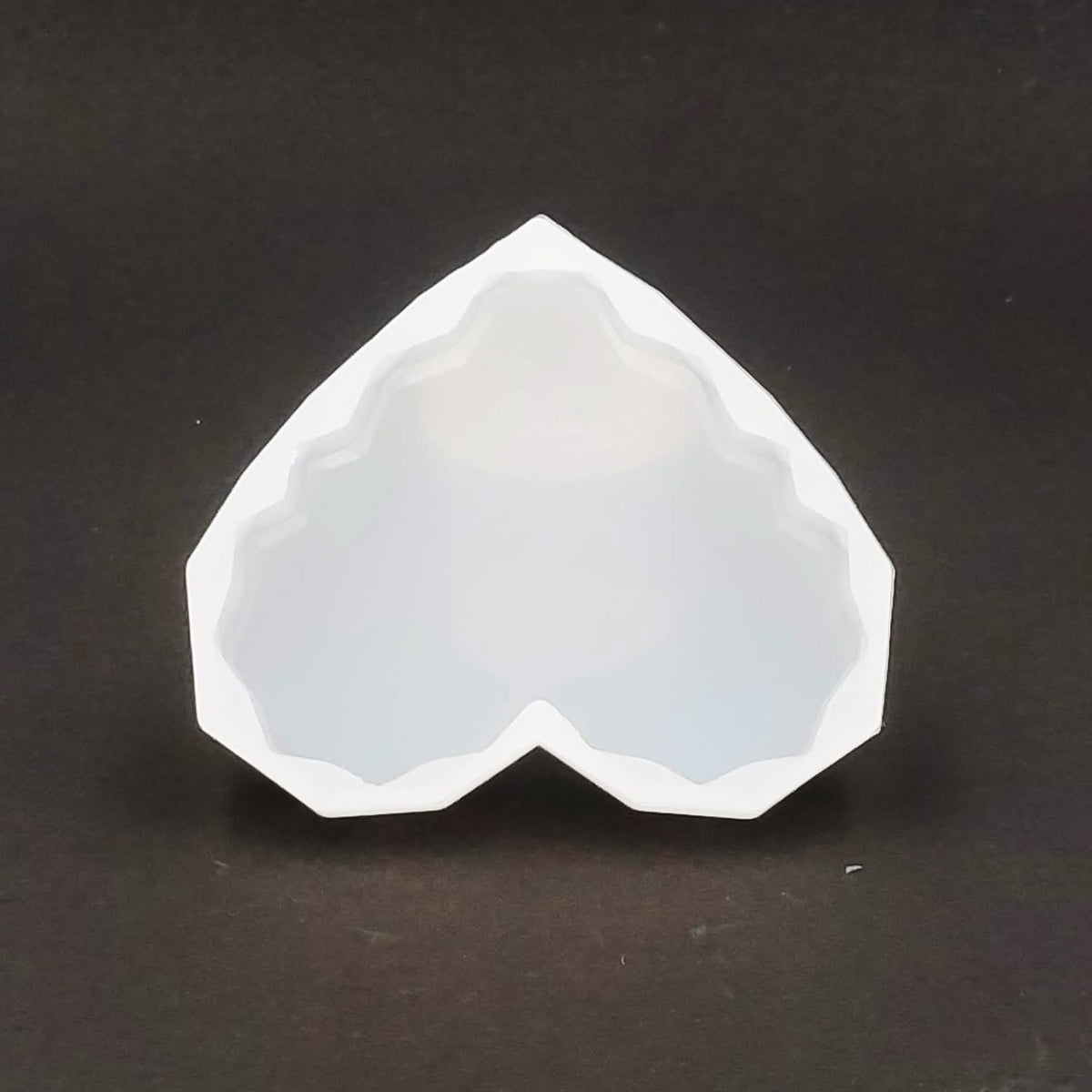 3"  Diamond Heart Mould