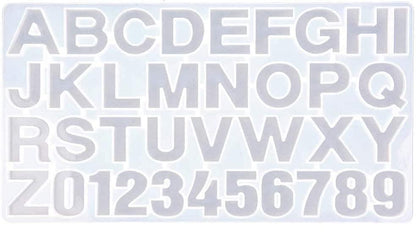 FRONT FACE ALPHABET MOULD  PLANE