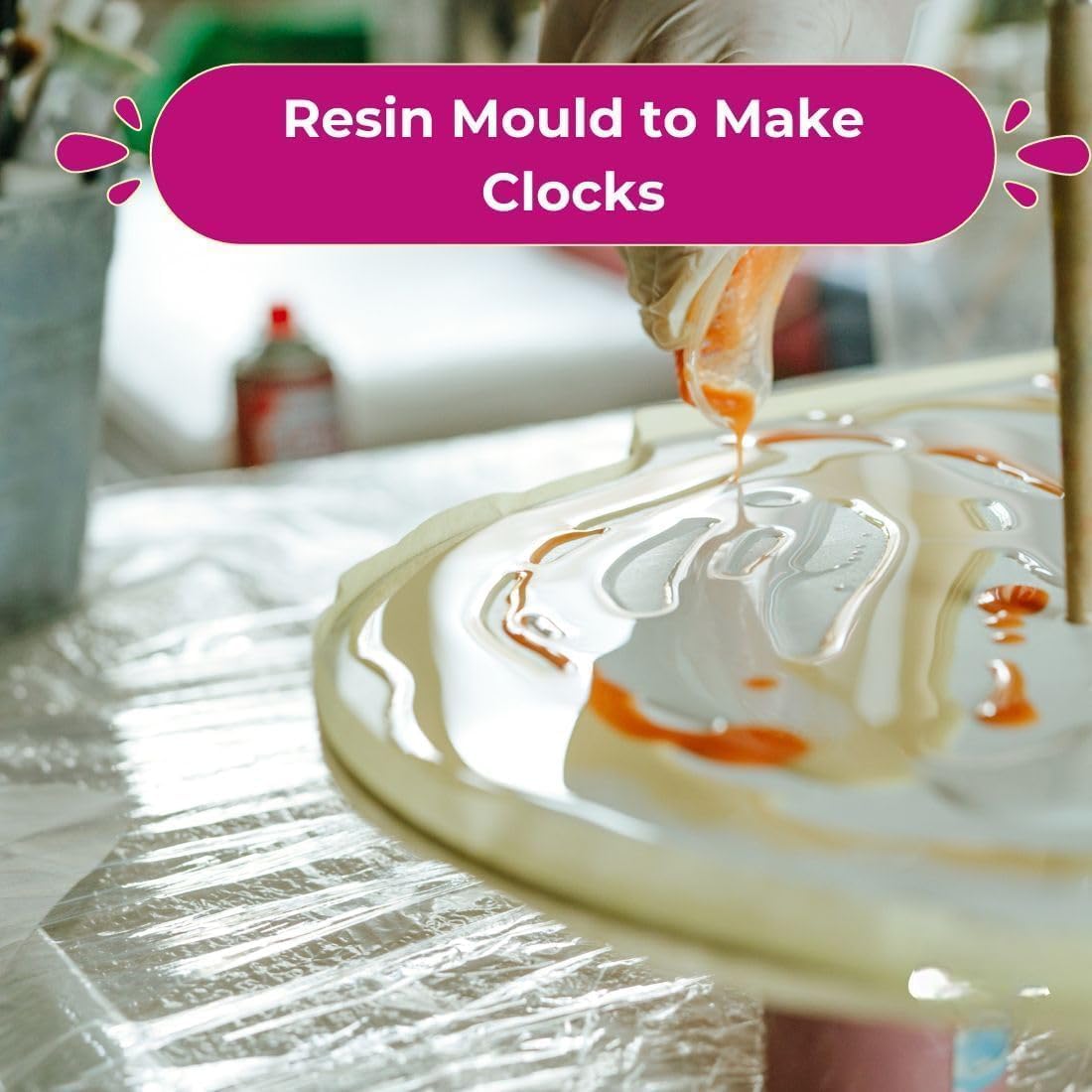CLOCK RESIN MOLD