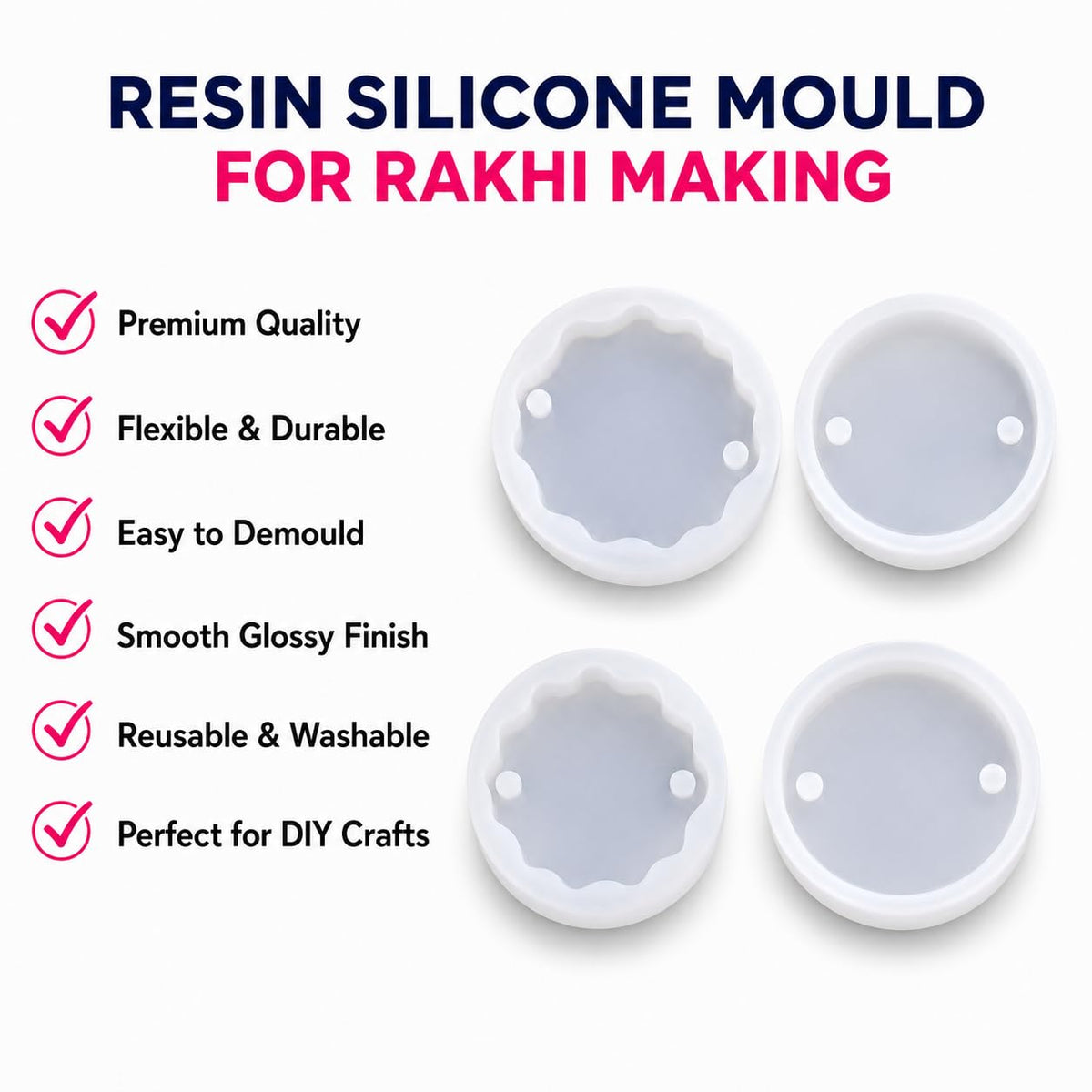 Silicone Rakhi Set of 4 & Jewelery Mould