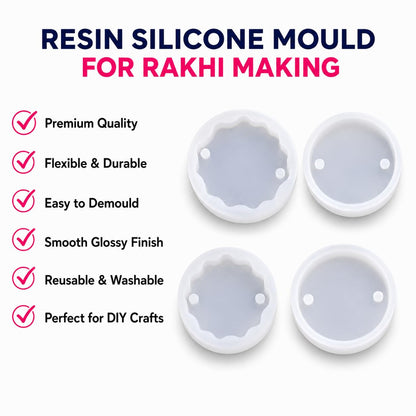Silicone Rakhi Set of 4 & Jewelery Mould