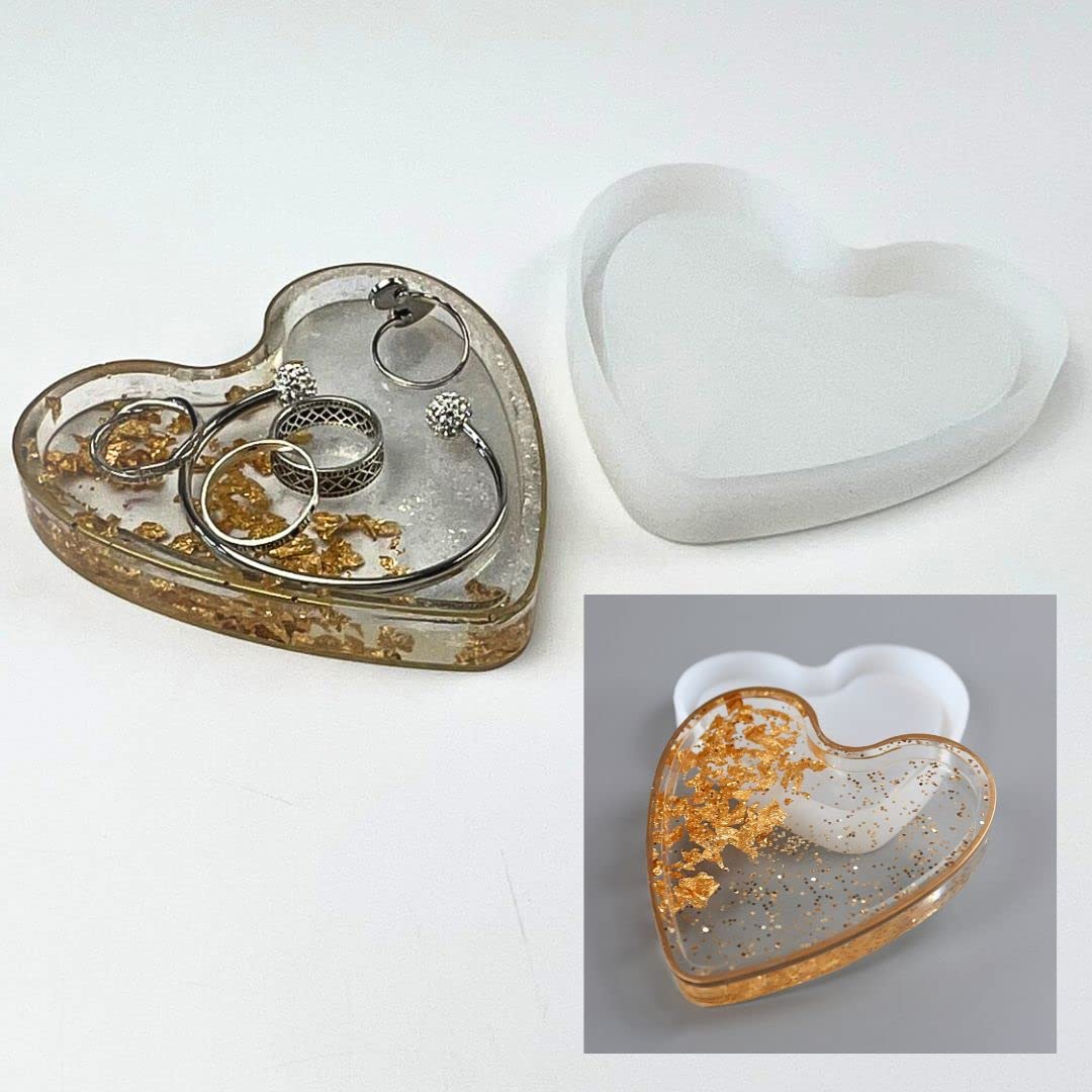 4" Heart Trinket 10x10cm 10mm Depth