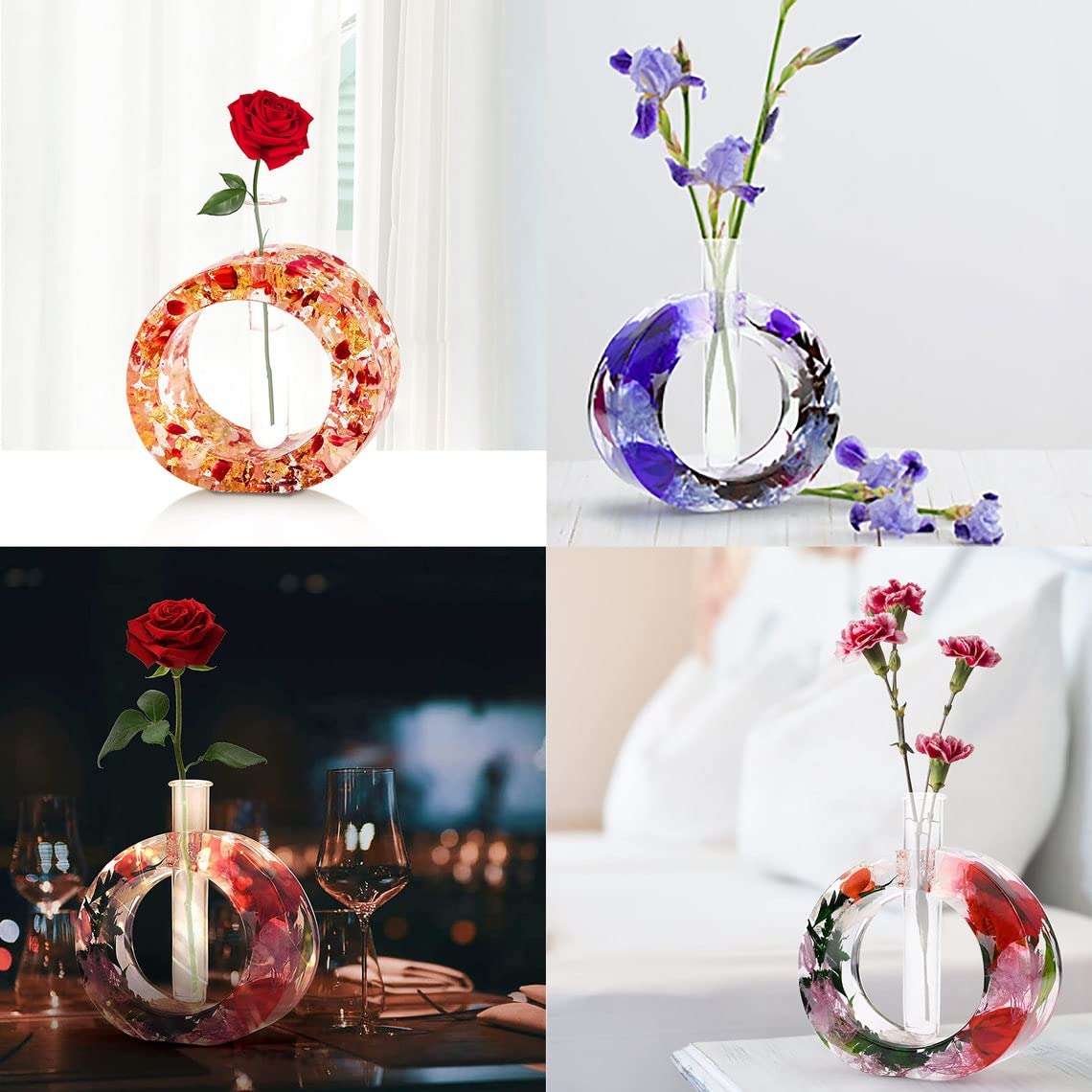 OVAL SHAPE TUBE PLANTER  SILICON MOULD