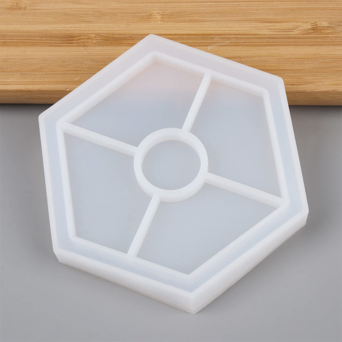 4" HEXAGONAL TRINKET MOLD