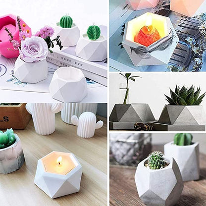 PLANTER / TEALIGHT - RESIN MOLD -  SET OF 3