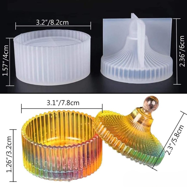Trinket Round Jewellery Box