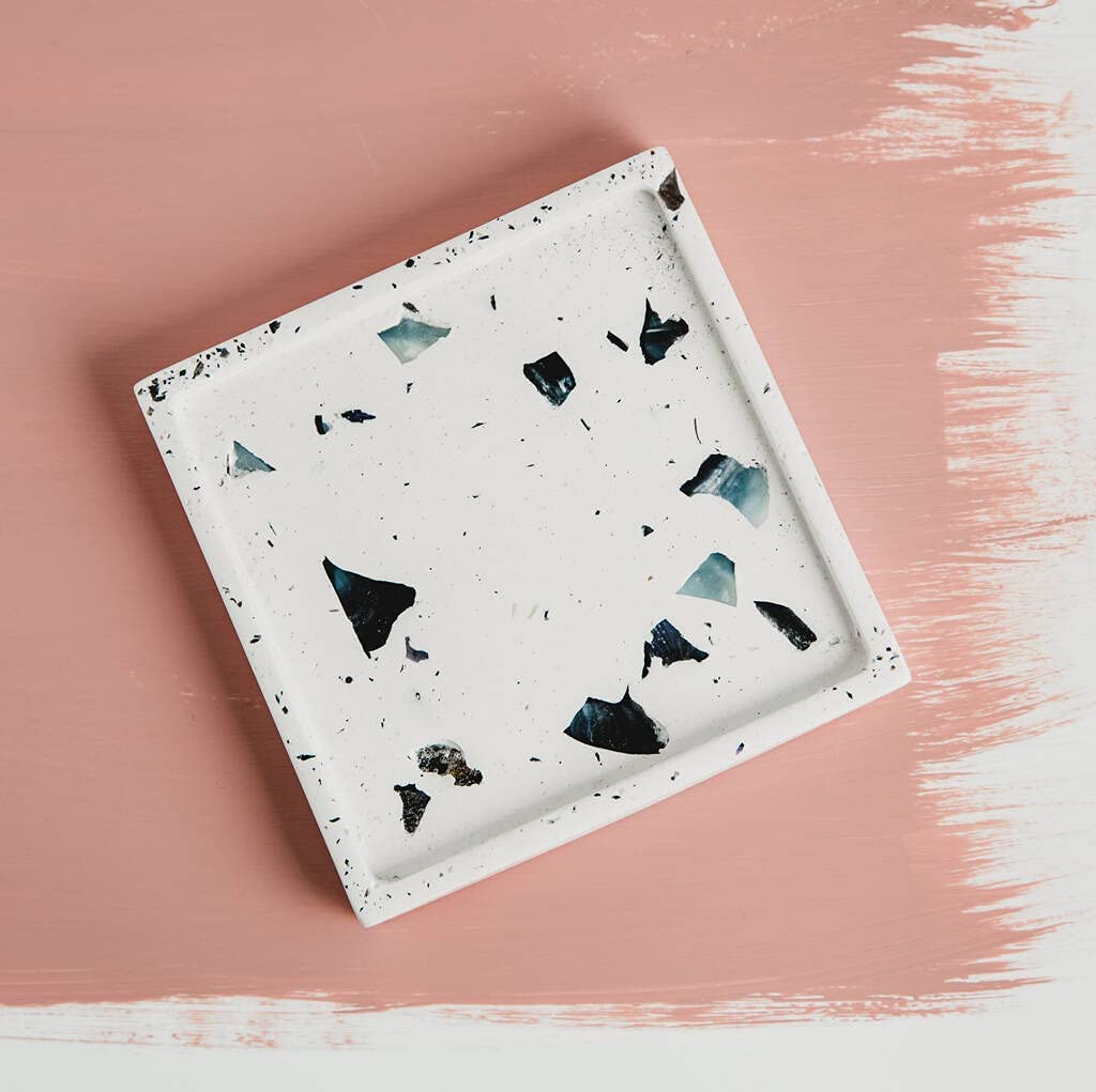 4" Square Trinket 10x10cm 10mm Depth