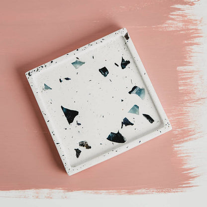 4" Square Trinket 10x10cm 10mm Depth