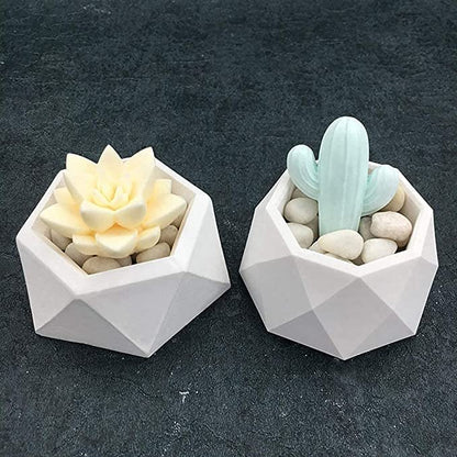 PLANTER / TEALIGHT - RESIN MOLD -  SET OF 3