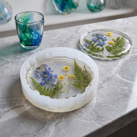 2" Agate Round Coaster Mould