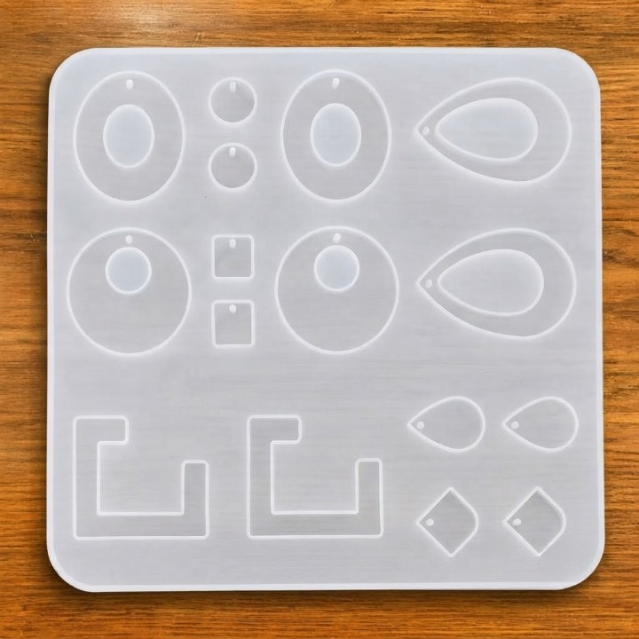 16 Cavity Earring Mould Design 2