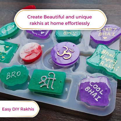 Om Swastik Shree Rakhi Mould 12cavity