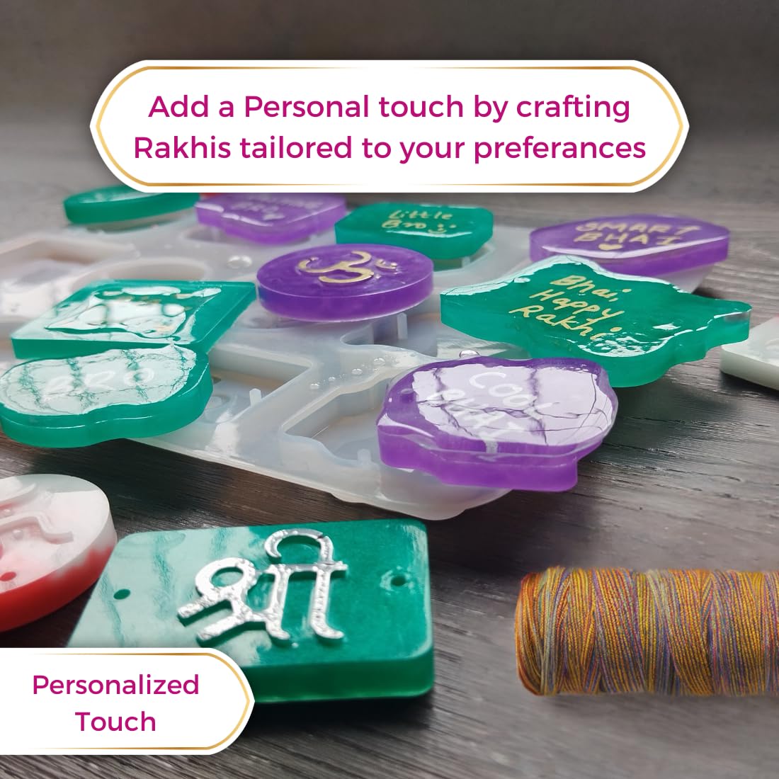 Om Swastik Shree Rakhi Mould 12cavity