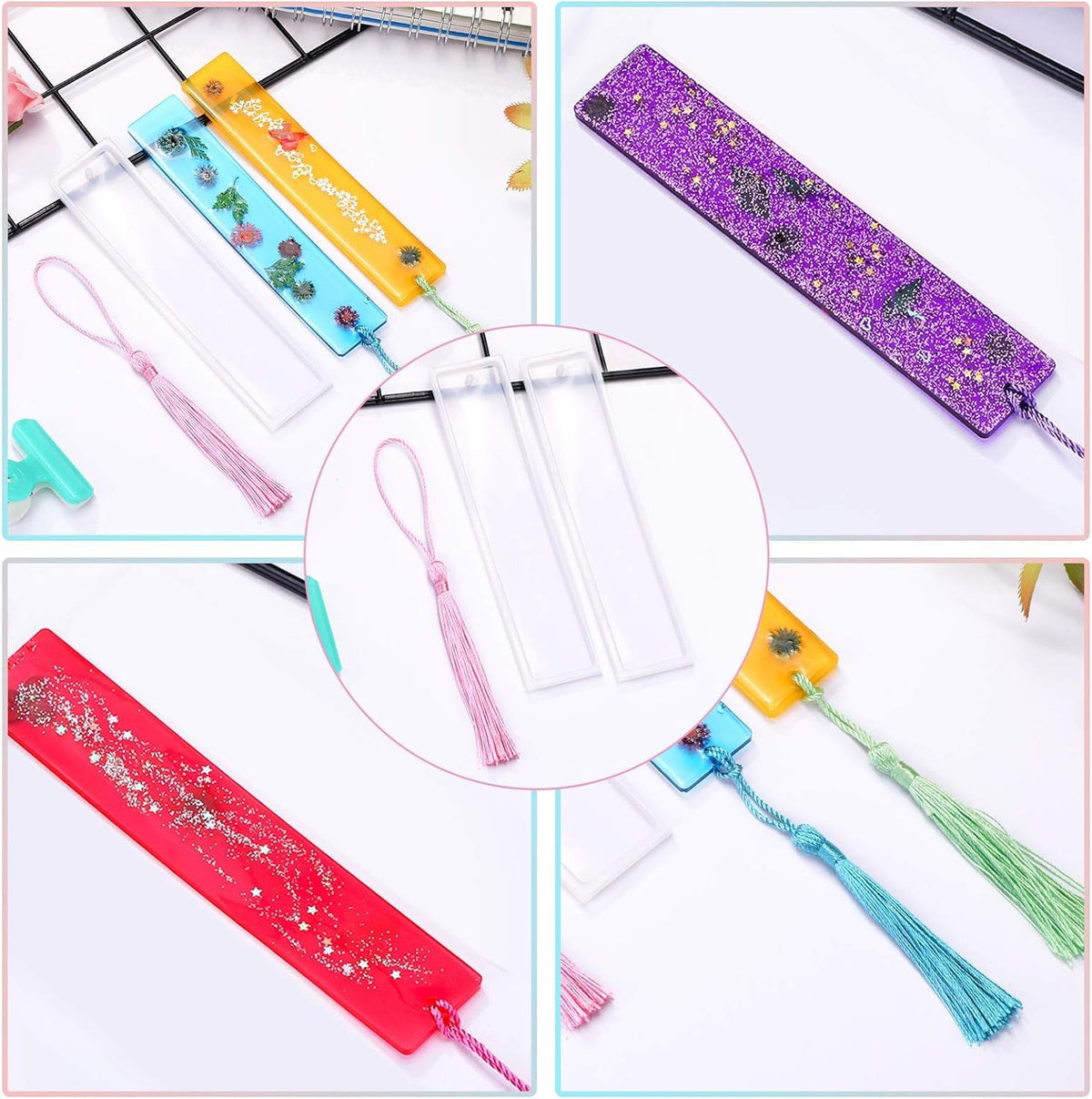 BOOKMARK RESIN MOLD - 20cm X  3.5cm X 4 MM