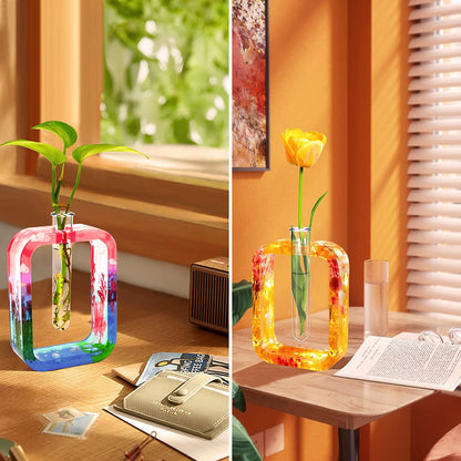 RECTANGLE TUBE PLANTER  SILICONE MOULD