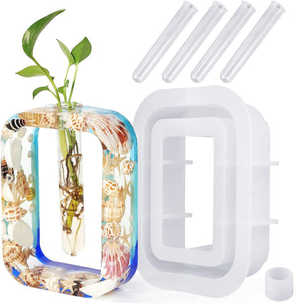 RECTANGLE TUBE PLANTER  SILICONE MOULD